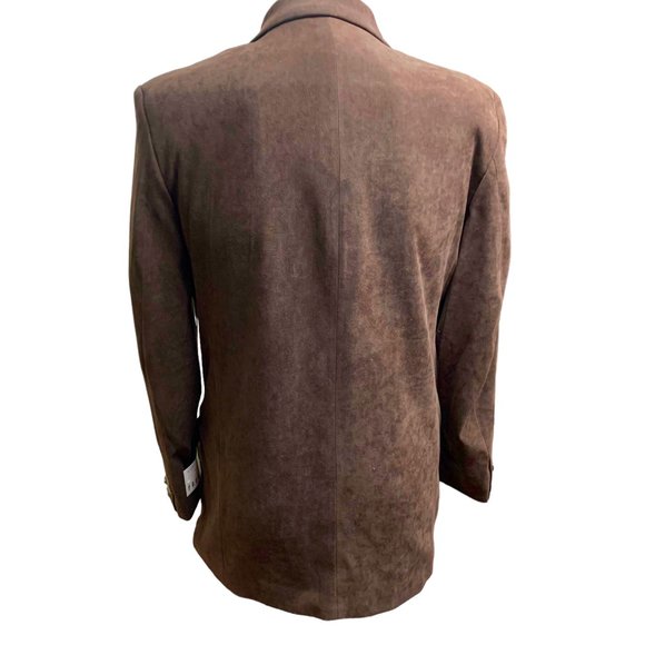 Pronti Collection by Phita‎ Chocolate Microsuede Blazer - Picture 6 of 10